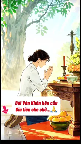 Bài Văn Khấn Kêu Cầu Gia Tiên Che Chở! #lênxuhướng #xuhuong #phatphapnhiemmau #vankhangiatien #vankhan 