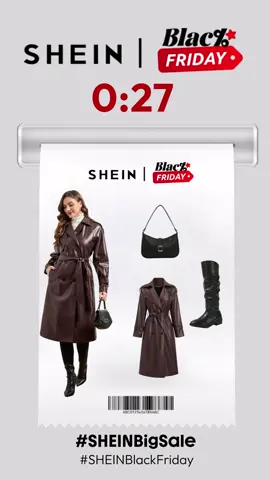 Empieza la cuenta atrás para nuestro gran Black Friday 💥🛍️ Aprovecha las ofertas de acceso anticipado que salen cada día y disfruta de los descuentos imperdibles de SHEIN Big Sale 🎉 #SHEINBigSale #SHEINBlackFriday