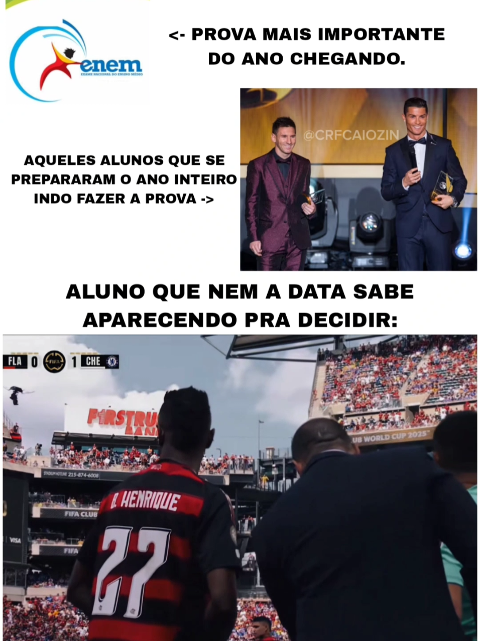 vem aí Bruno Henrique ☠️, a maior virada do ano estar por vir, boa sorte a toda rapaziada que vai fazer o Enem!  . #escola #enem #mengo  #flamengo #fy 