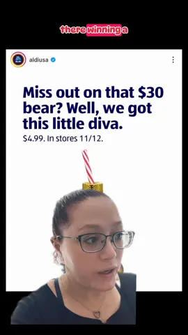 Miss out on that $30 bear mug? Aldi said, “Don’t worry! We got you!” #aldi #alditiktok #christmasmug #starbucks #starbucksbearista 