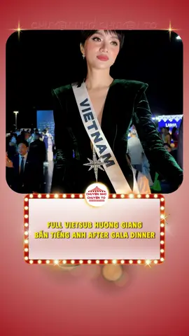 Tinh tế lắm nha, quá ý nghĩa #xuhuong #tiktokgiaitri #vietnam #huonggiang #missuniverse 