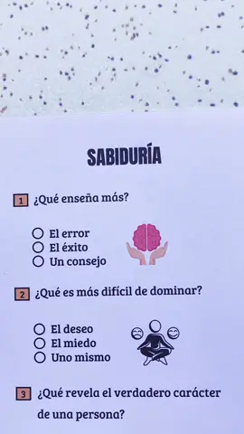 SABIDURIA QUIZ! #quiz #test #preguntasyrespuestas #conocimiento #sabiduria 