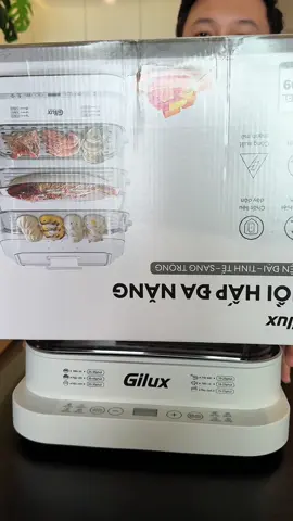 Nồi hấp cách thuỷ nhiều tầng chính hãng nhà Gilux hấp siêu ngon #noihap #noihapdanang #gilux #nhanuytin88 