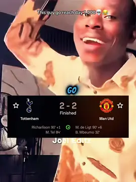 Man U fans how far😂 #joeledit #edit #manunited #tottenham 