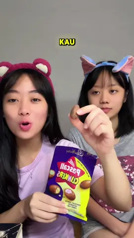 PART 2 MAIN COKLAT ISI WARNA ! MAKAN MAKANAN ANEH !! #makan #enak #fyp 