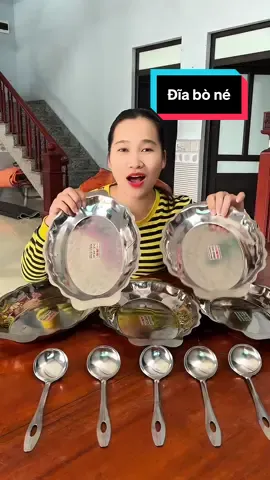 5 dĩa bò né #trieunguyet8866 #diaboneinox #diabone #đĩa #xuhuongtiktok 