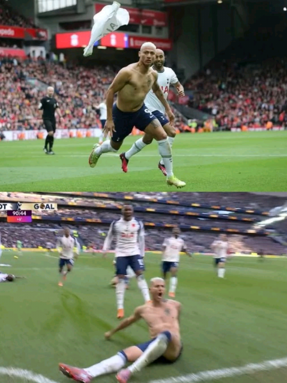 Selebrasi richarlison saat tottenham hotspurs vs manchaster united #richarlison #tottenhamhotspur #manchesterunited 