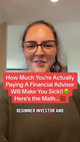 As a beginner investor, having a financial advisor manage your money and investment accounts for you will cost you thousands, if not millions of dollars over the course of your investment.😱 Here’s how much you would pay if you managed your investment accounts yourself using ETFs with very low expense ratios vs. paying a financial advisor even 1%.  You can do this yourself! It’s not complicated and you can automateyour investments so you just set it and forget it without being charged more for your hard-earned money. If you want to learn how to do this, sign up for my free weekly newsletter - the link is in my bio. #PersonalFinance #financialliteracy #investingforbeginners 
