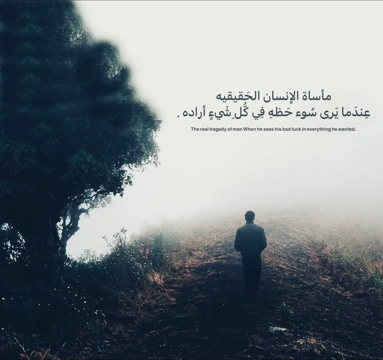 مأساة الإنسان الحقيقية، ليست في ما فاته، بل في كل ما ناله وظنَّ أنه سينقذه. يبحث عن السعادة في وجهٍ، ثم يكتشف أن الوجوه تتبدل. يركض خلف الأحلام، وحين يمسكها، يشعر بالفراغ ذاته الذي كان يهرب منه. كم تمنّينا أشياء بكلّ قلوبنا، وحين صارت بين أيدينا، انكشفت لنا حقيقتها الباهتة، كأن الحظّ كان يسخر منا بصمت. نختار ونُخطئ، نتمسك ونندم، نمضي في طريقٍ ظنناه خلاصنا، فإذا به هاوية أخرى لا نجاة فيها. كم مرةٍ قلنا: “لو أنّي وصلت”، ثم وصلنا، ولم نجد أنفسنا هناك. كم حلمٍ قاتلنا من أجله، ثم خذلنا حين تحقق. تتكرر الحكاية ذاتها، حتى ندرك أن الخيبة ليست في العالم، بل في ظنّنا أن الأشياء تمنحنا أكثر مما نمنحها. الحظ السيئ ليس أن تخسر، بل أن تربح كل ما أردت، وتكتشف أن قلبك لم يعد يشعر بشيء. #وعي #خاطره #عبارات #شعر #fyp 