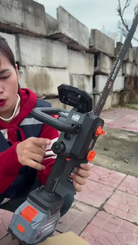 Máy cưa xích pin Hukan #maycuaxich #maycuapin 