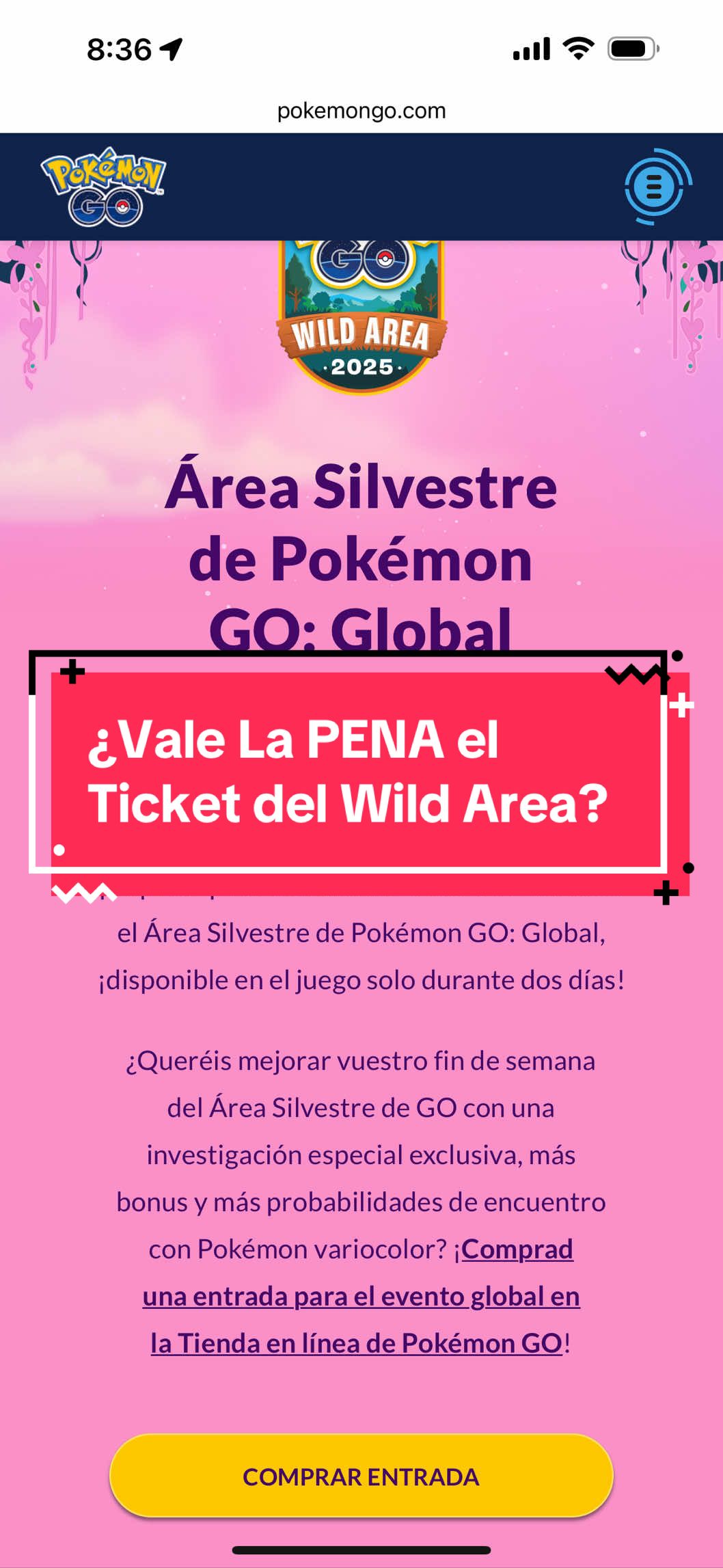 ¿Vale La PENA el Ticket del Wild Area? en Pokemon GO #pokemon #pokemongo #QueRolloPlebes #rochababyface1 