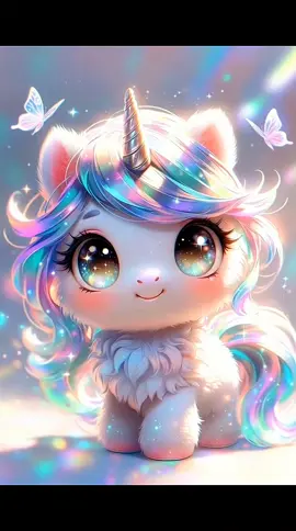 Lovely unicorn with love for u ❤️ | ai treanding video fyp | #fy #loveyou #viral #sweet #cute 