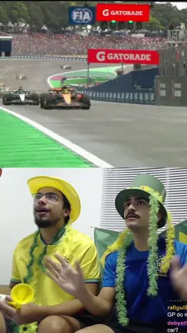 REACT DA SPRINT DE INTERLAGOS COM ESSE FINAL AGRIDOCE 😭 #f1 #formula1 #automobilismo #brasil 