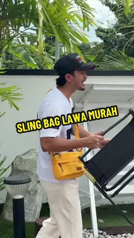 Sling bag ni tak rugi beli, dah la lawa #slingbag #slingbagmurah #slingbagviral 
