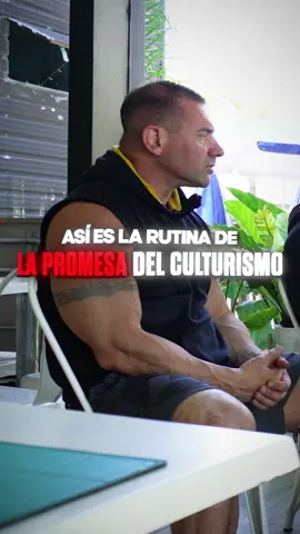 Así es la rutina de la promesa del culturismo #culturismo #Fitness #gimnasio #pesas #musculo #entrenamiento