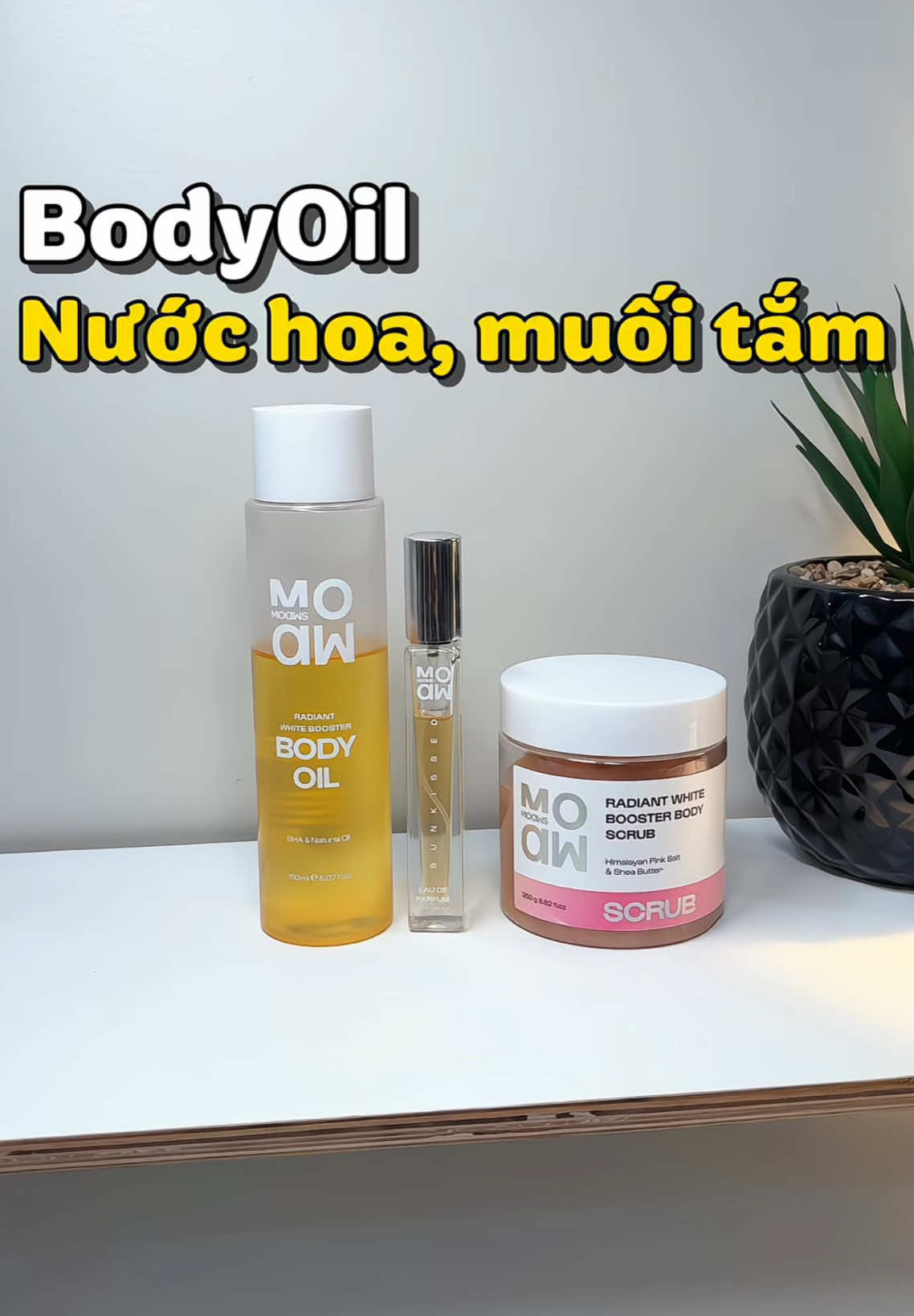 Da sáng mịn, căng bóng nè #bodyoil #duongdabody #duongtrangbody #reviewbodyoil #annieriviu 
