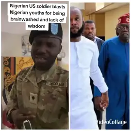 Nigerian US soldier blasts Nigerian youths for being brainwashed and lack of wisdom 