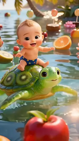 Swimming at the little beach | Nadando na prainha 🐢🐬🌊🍭☀️ #KidsMusic #MusicaInfantil #KidsCartoon #CancaoInfantil #NurseryRhymes #SongsForKids #KidsAnimation #BabySongs #SweetAnimation #HappyKids #LearningSongs #ChildrensMusic #musicasinfantis #infantil #crianças