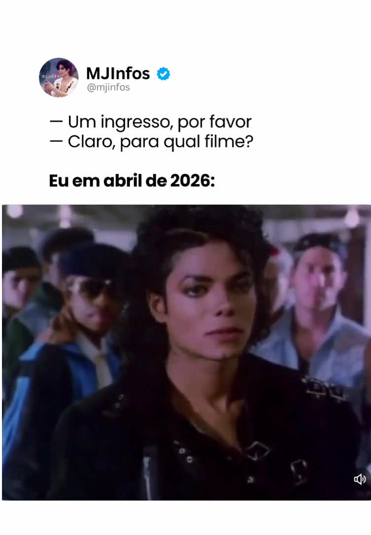 a cinebiografia “MICHAEL” estreia 23 de abril de 2026 no Brasil! #michaelmovie #michaeljackson #foryou 