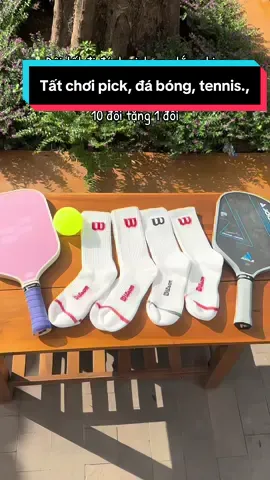 Tất chơi thể thao, cao cổ , co giãn, chơi pick, đá bóng ok #xuhuong #tatthethao #xh #xuhuongtiktok #pickleball 