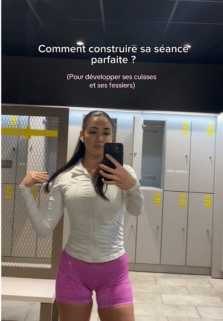 Enregistre pour construire ta séance 💗  Faire 5 exercices maximum !! #gym #tip #muscu 