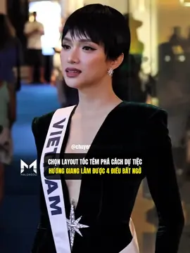 Thay đổi layout tóc, Hương Giang khiến fan sắc đẹp Việt và quốc tế nói chuyện về nhiều tại Miss Universe 2025 #huonggiang #missuniverse #chuyennhungnanghau 