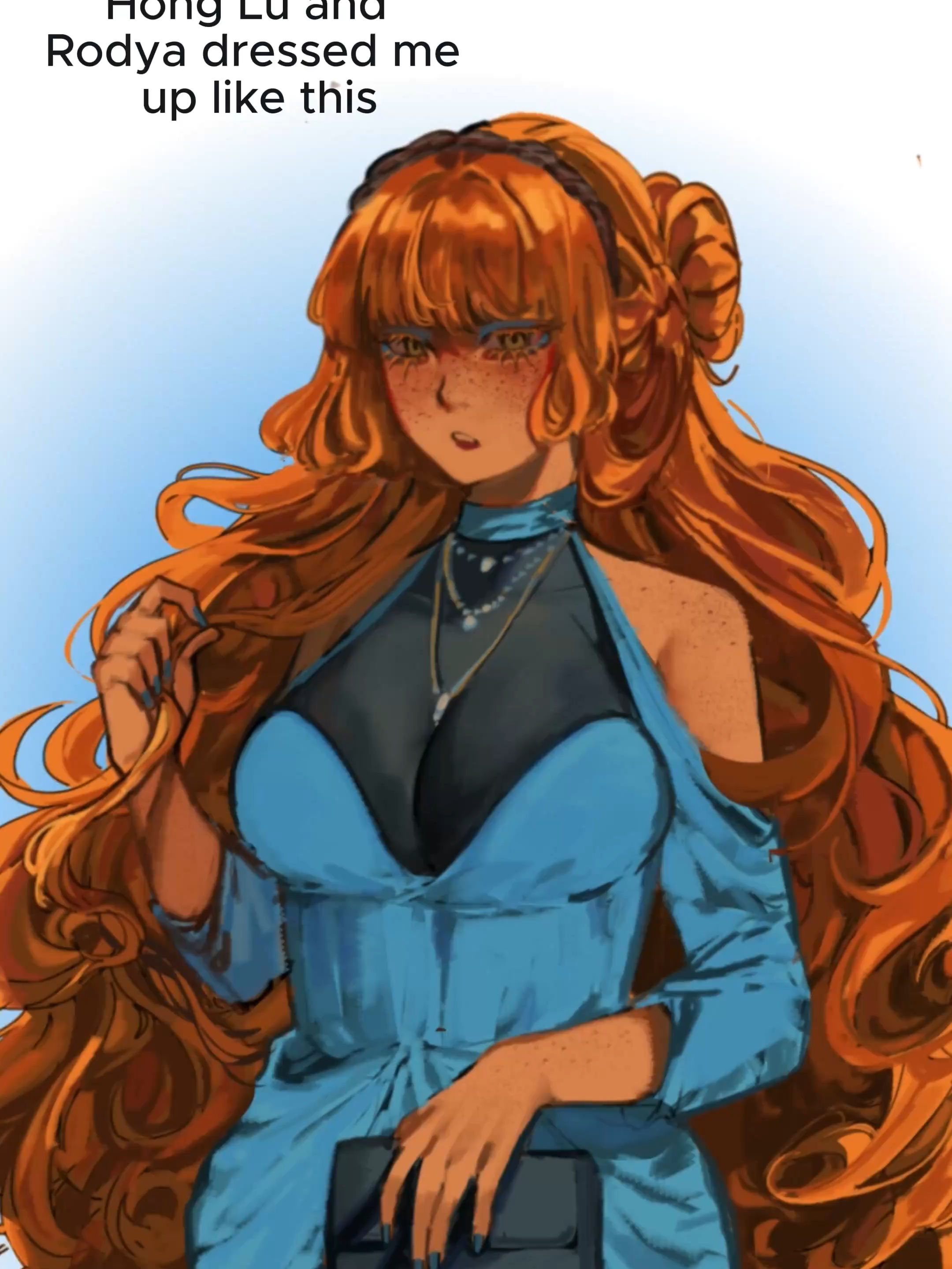 How much does Don Quixote enjoy this rare sight...Lady Ishmael on a dress // #projectmoon #limbuscompany #lcb #ishmael #wlw #donquixote #lcbol #yuri #lcb38