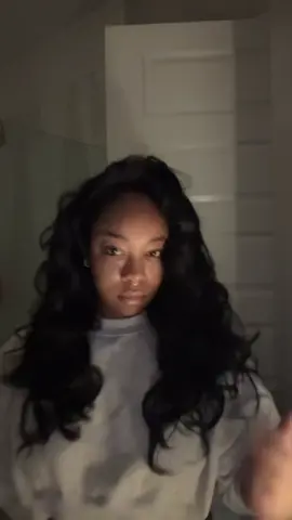 the overnight blowout is now my favorite thing to do 🖤 #heatlesscurls #sewin #overnightblowout #fyp 