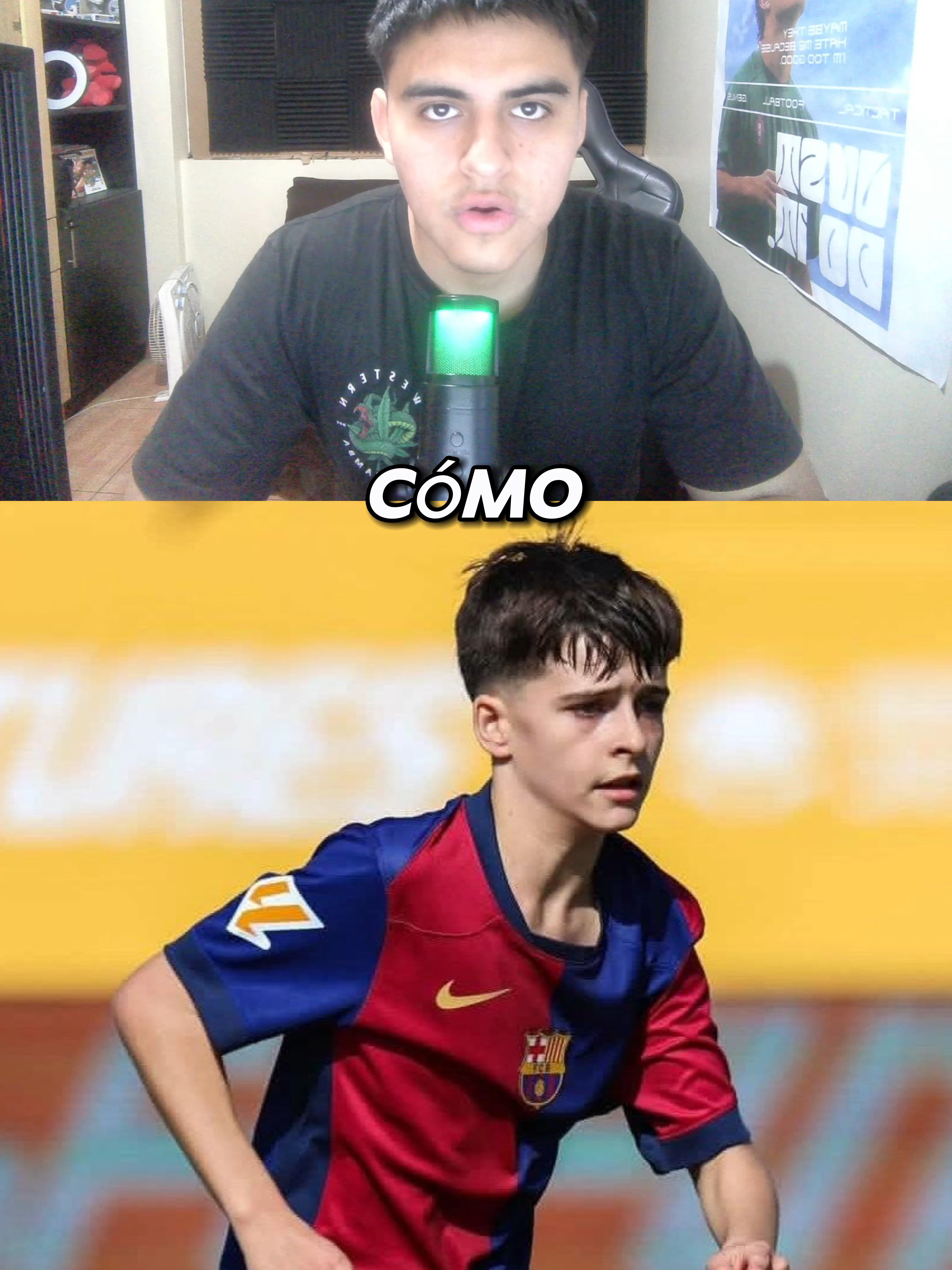 El nuevo MESSI #lamasia #davidmoreno #messi #fcbarcelona