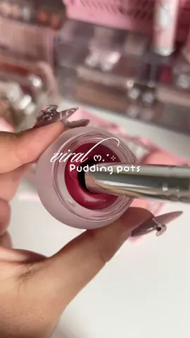 so fluffy and bouncy 🍮 | viral @fwee pudding pots are available at @Boots UK #fwee #bootsuk #puddingpot #kbeautyuk #makeup 