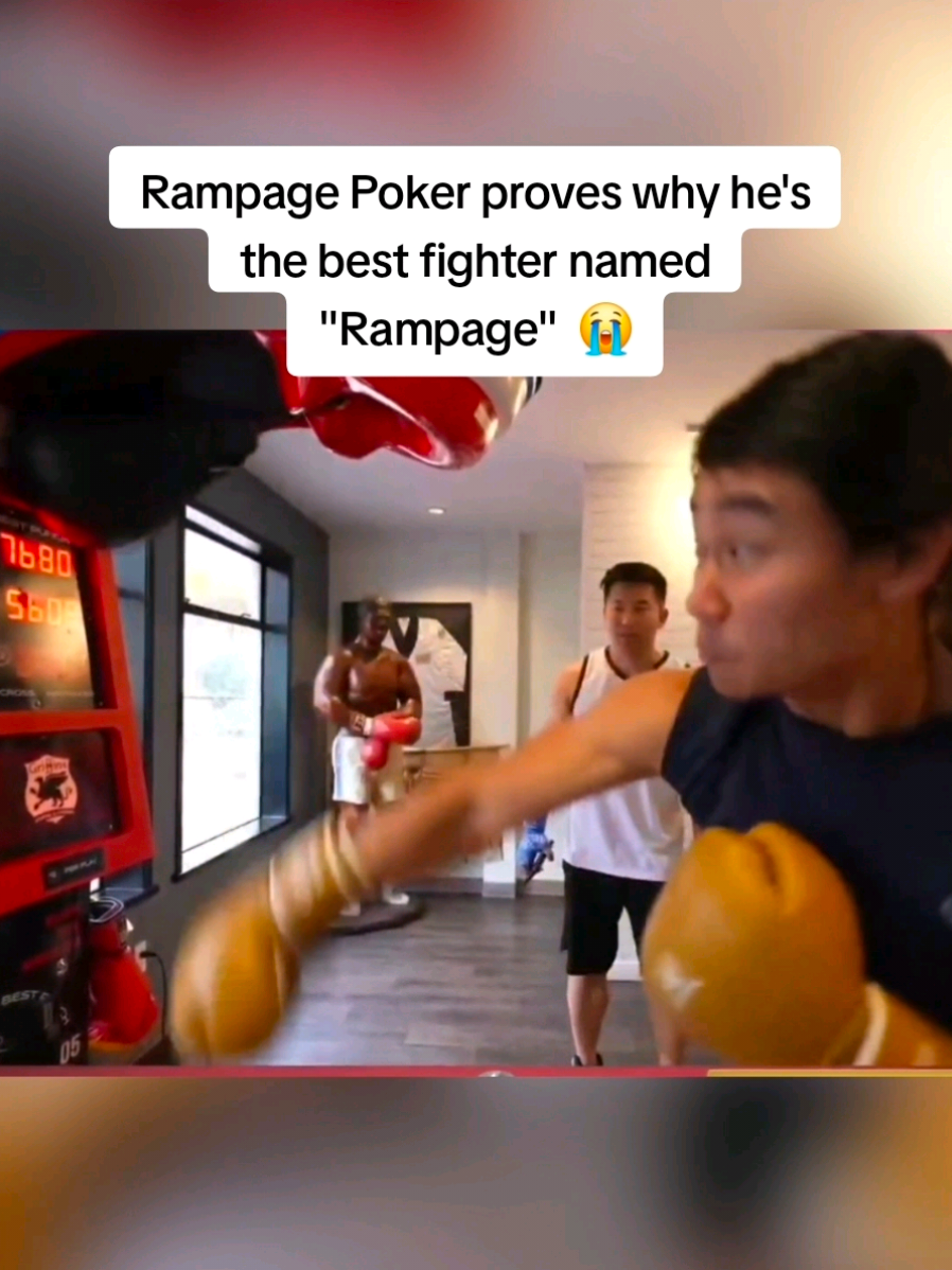 Rampage Poker proves why he's the best fighter named 