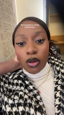 Someone had to say it I fear. #fenty #mochamami #makeup 