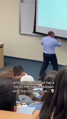 Professor crashes out #college #crashout #sora #foryoupage #fyp 