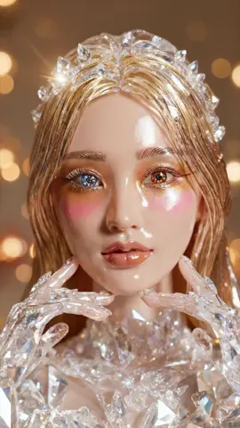 【Crystal Glam ASMR】Oh great, here I go again, pretending I’m a beauty guru！ #crystalmakeup #asmr #satisfyingvideo #aestheticvideo #OddlySatisfying 