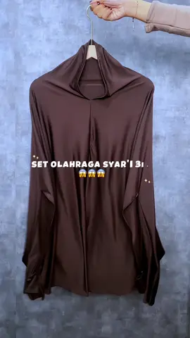 Set 3in1 olahraga syar'i andalan wanita muslimah #bajuwanitahijab #prqueenfashion #bajuolahragamuslimah 