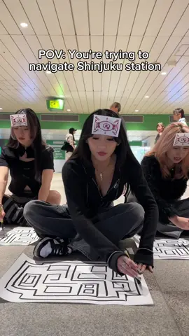 Infinity castle but it's shinjuku station #anime #demonslayer #funny #japan #tokyo 