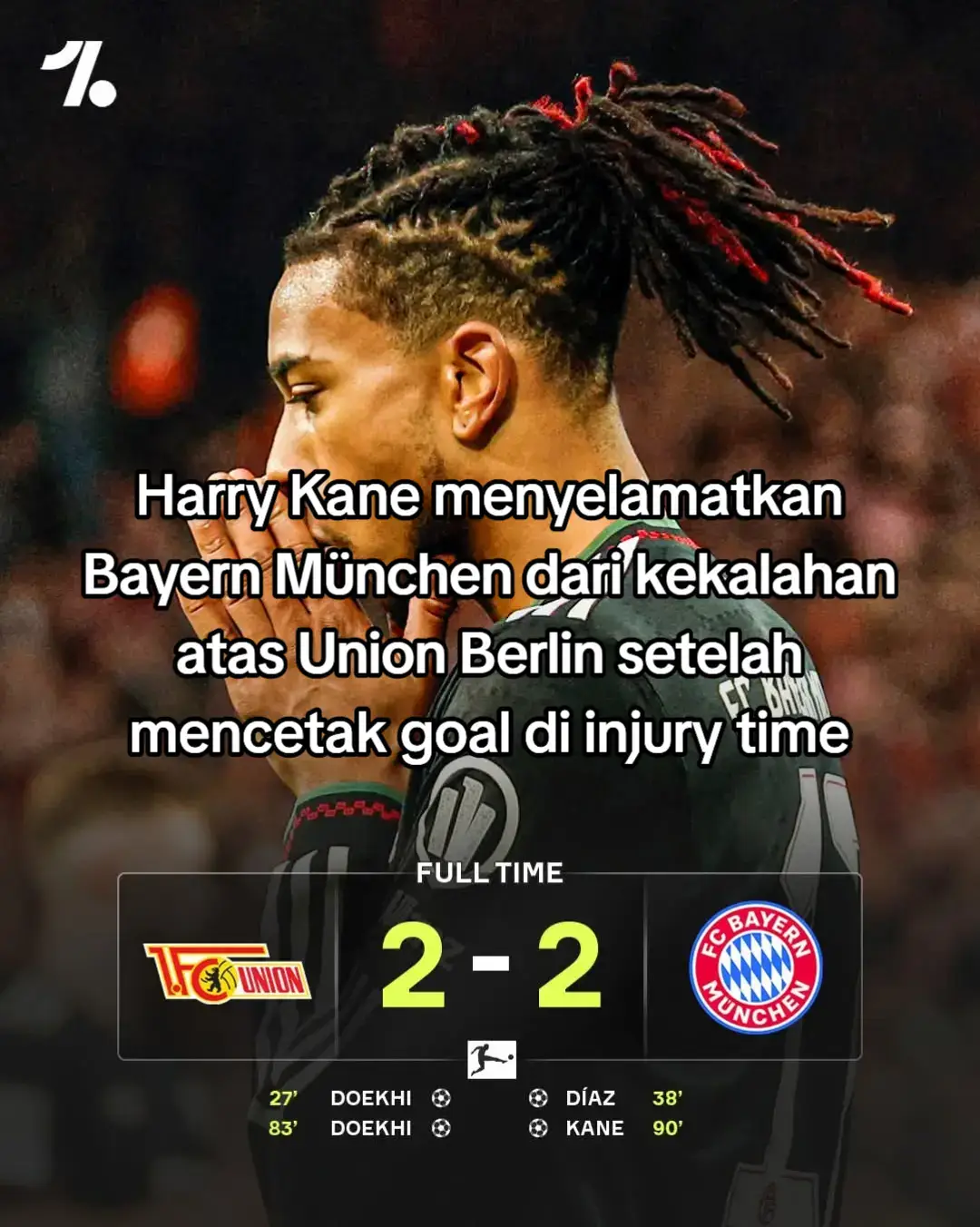 Bundesliga Matchday Ke-10 Werder Bremen 2-1 Wolfsburg Bayer Leverkusen 6-0 FC Heidenheim Hamburger SV 1-1 Borussia Dortmund Hoffenheim 3-1 RB Leipzig Union Berlin 2-2 Bayern München #bayernmunich #leverkusen #dortmund #rbleipzig #bundesliga 