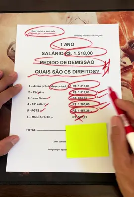 Trabalhou sem carteira assinada, quais os direitos e o quanto pode receber? #advogado #clt 
