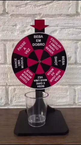 Roleta Shot Com Copo Acrílico / Gire A Roleta e Tire a Sua Sorte #roletaanime #roleta #toleta 
