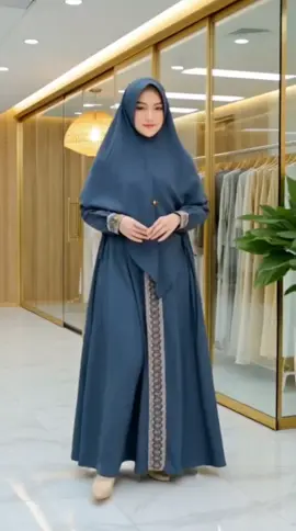 Gamis Syari Kanaya Set Khimar  #gamissethijab #gamissyari #gamislebaran #fyppppppppppppppppppppppp 