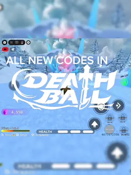 ALL THE NEW CODES IN DEATH BALLS!! #roblox #fyp #deathball #codes