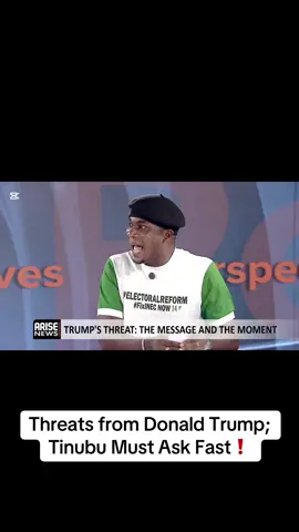 Message from Donald Trump; Why Tinubu must act fast to end insecurity ❗️