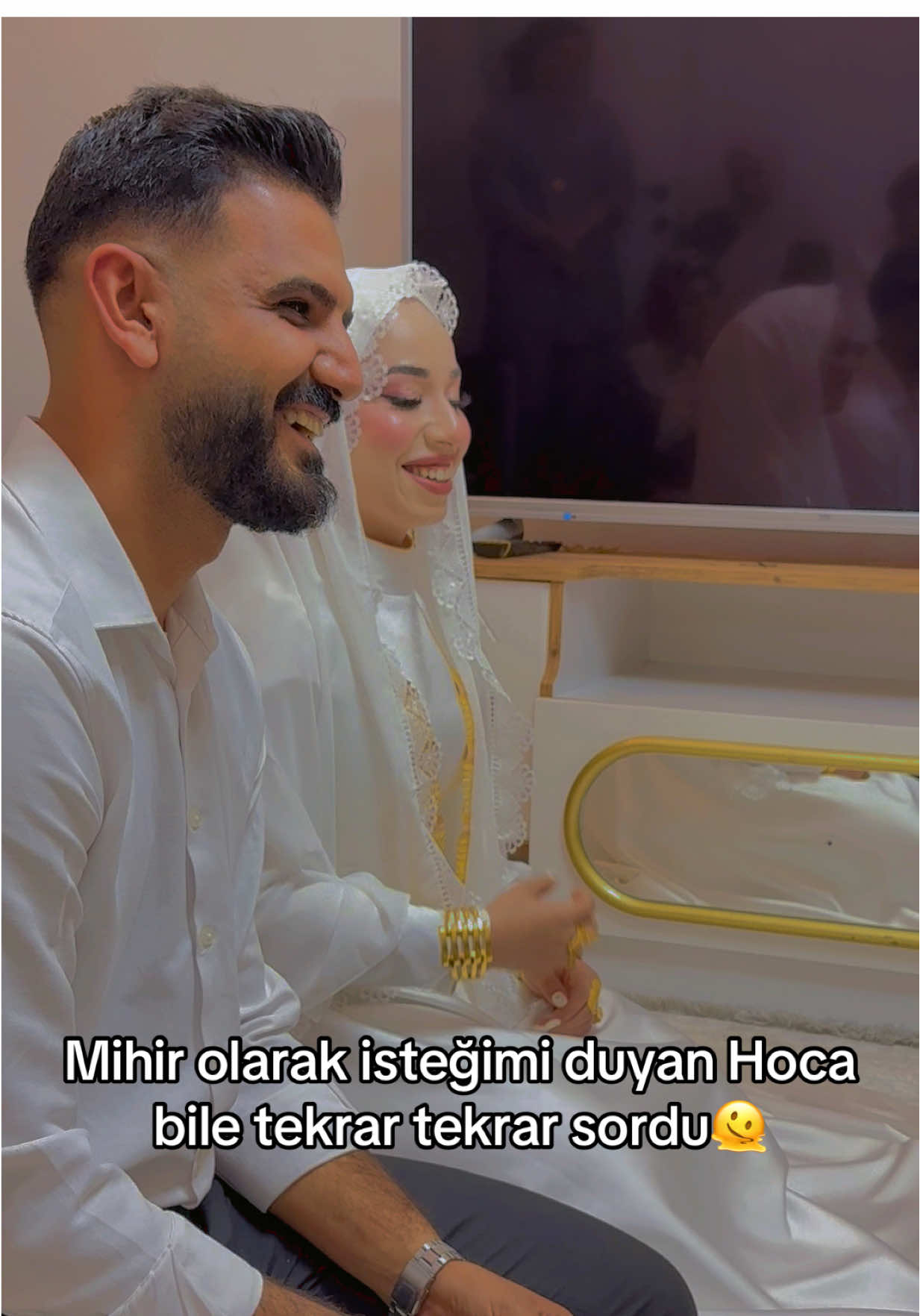 Canım kocam 😂🫠 #fatmanurerdeveci #keşfet #nikah 