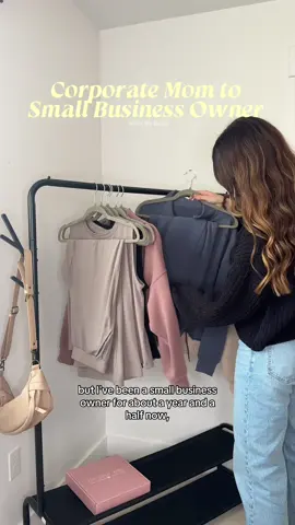 Something I haven’t talked enough about on social media is being a small business owner. Here is a little behind the scenes into my day while I talk about why I started my business and the purpose behind my brand. 🫶 @onyourwayco  #momlife #momof2 #corporatemom #workingmom