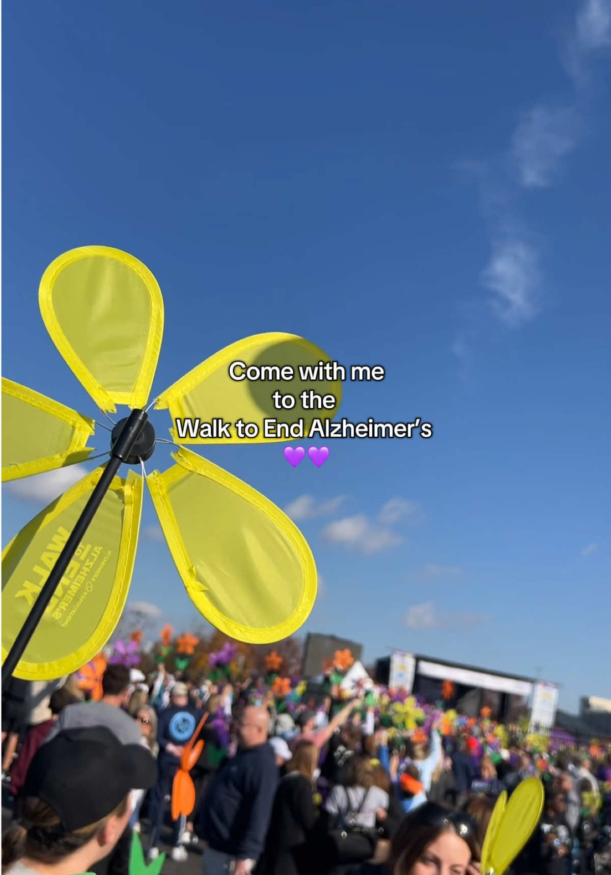Beautiful day with Jefferson NSSLHA at the Walk to End Alzheimer’s!  🫶🏼💜💟 #phillytiktok #alzheimers #citizensbankpark #saturday #fyp 