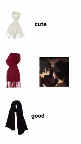 Mikasa's scarf 🧣.  #fyp #scarf #mikasa #viral 