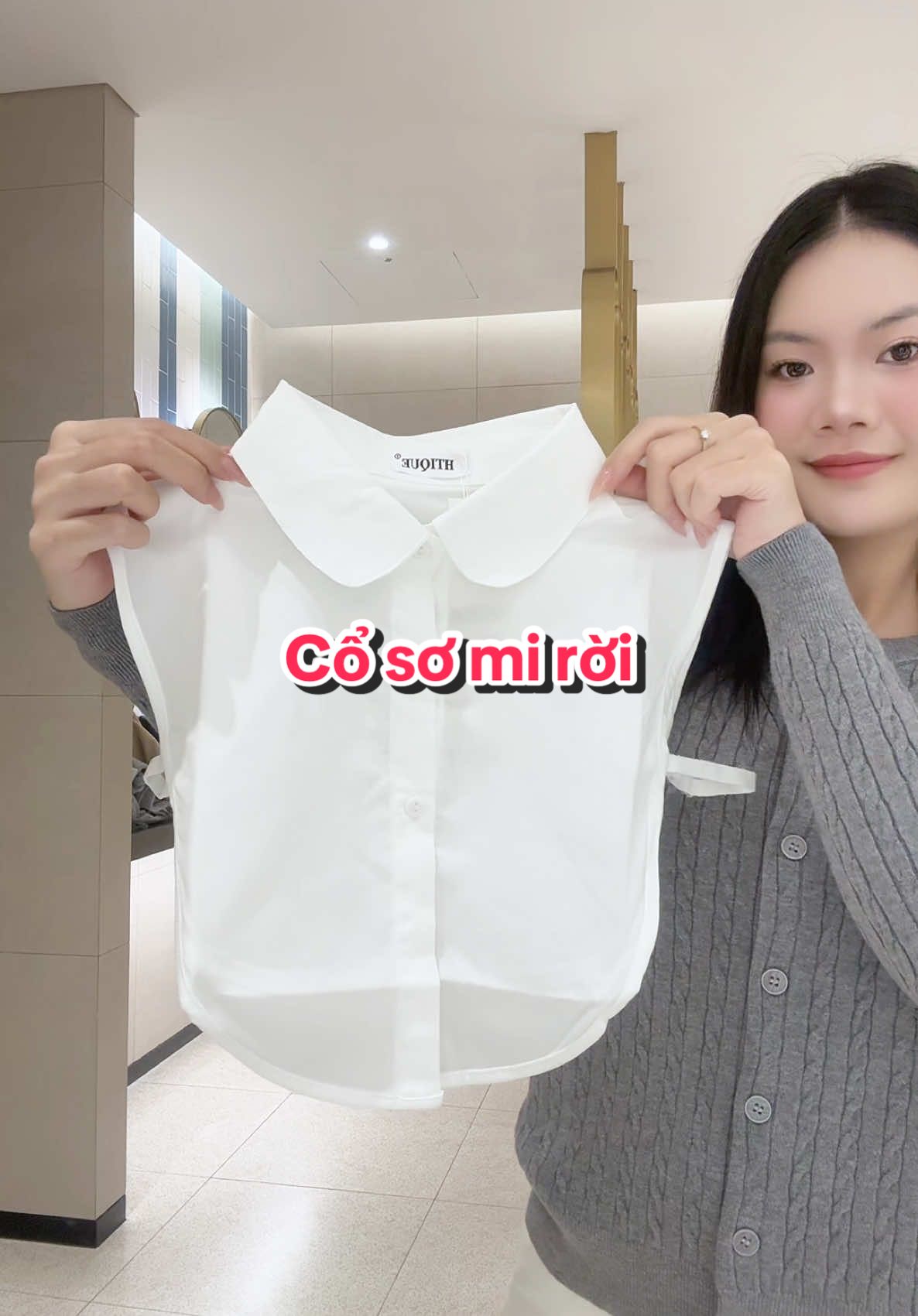 Nhấn nhá thêm cổ sơ mi trông khác hẳn #htique #cosomi #somicosen 