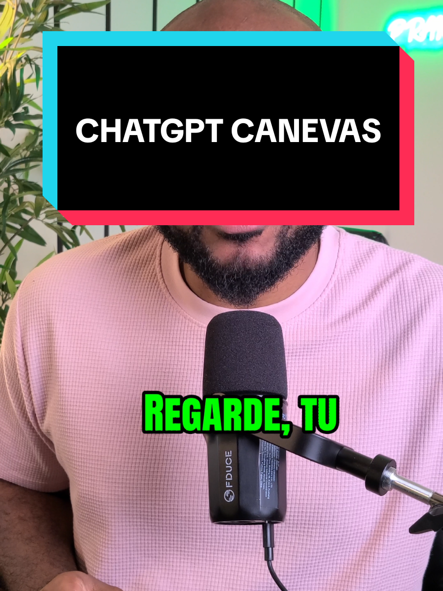 Canevas ChatGPT  Je tape mon email. Je clique Modifier. ChatGPT transforme en temps réel sous mes yeux. Dispo dans la version gratuite de Chatgpt. Sauvegarde et commente CANEVAS avant 20h demain et obtiens le guide complet. #ChatGPT #IA #Canevas #Productivité #IntelligenceArtificielle 