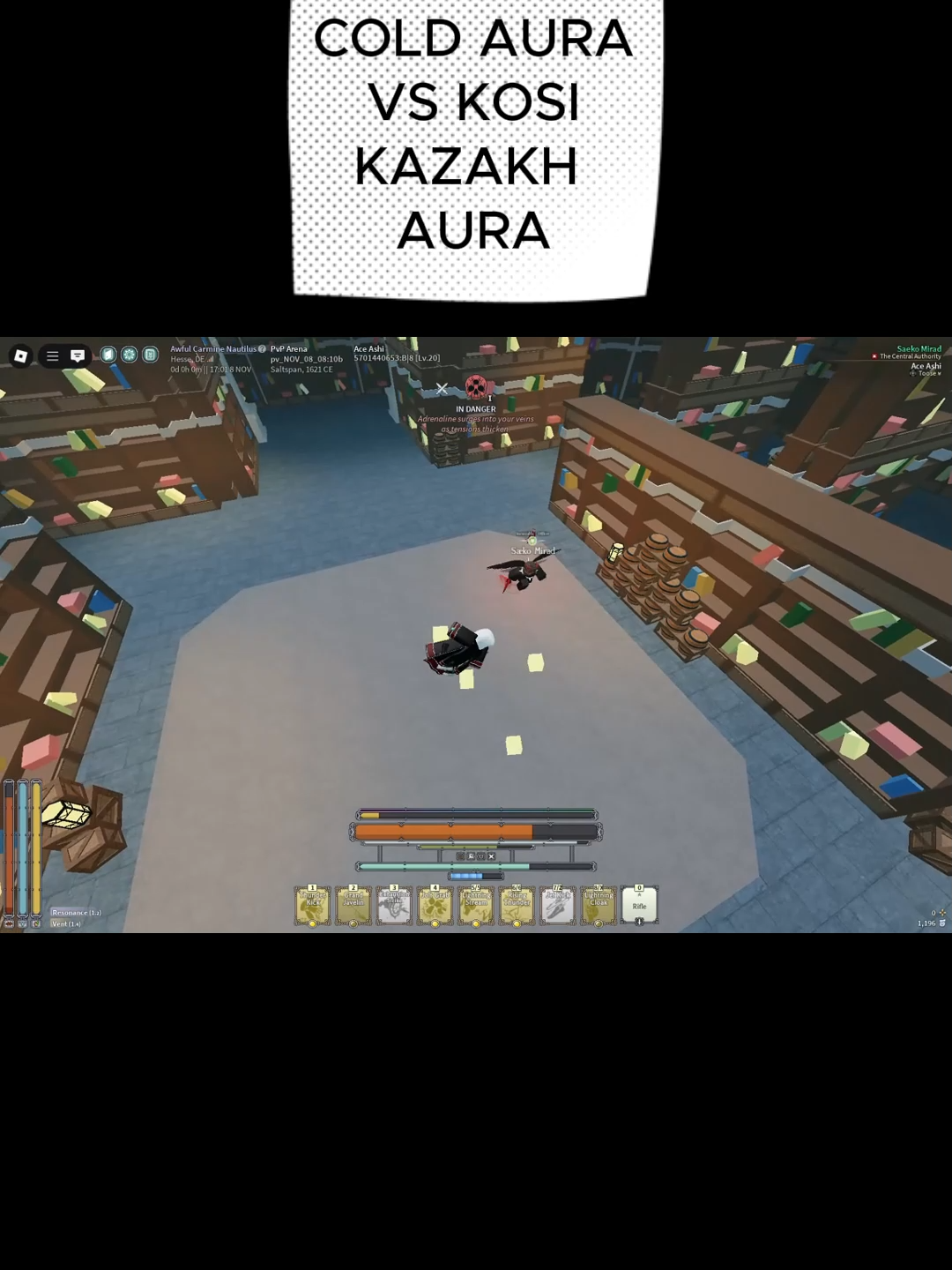 Коси против гиогага казах аура #deepwoken #aurafarming #aura #tuff