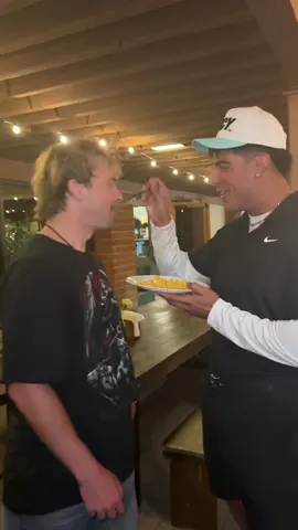 Mac and cheese to grow big and strong 